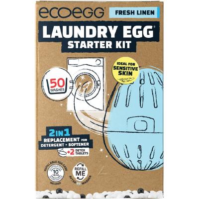 Laundry Egg Starter Kit 50 Washes Fresh Linen