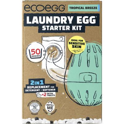 Laundry Egg Starter Kit 50 Washes Tropical Breeze