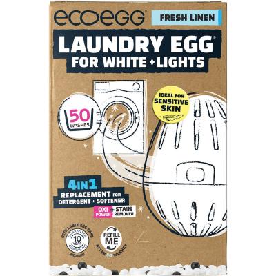 Laundry Egg 50 Washes Fresh Linen White+Light