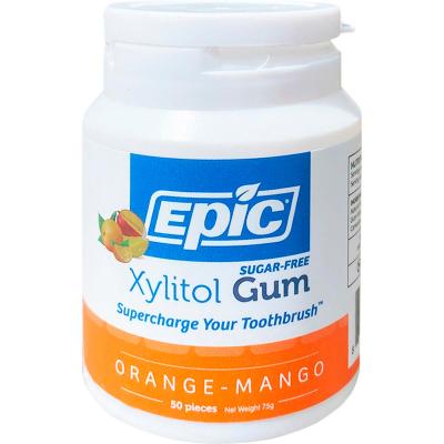 Xylitol Chewing Gum Orange-Mango 50pcs