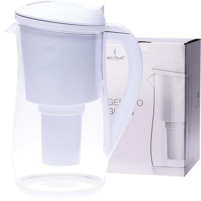 Gentoo Glass Water Filter Jug White 1.5L