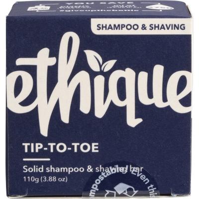 Solid Shampoo & Shaving Bar Tip to Toe 110g