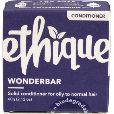 Solid Conditioner Bar Wonderbar Oily or Normal Hair 60g
