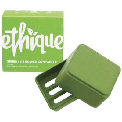 Bamboo & Cornstarch Shower Container Green