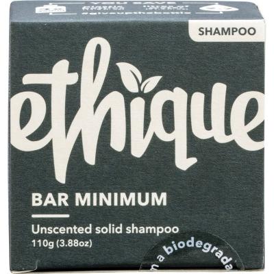 Solid Shampoo Bar Bar Minimum Unscented 110g