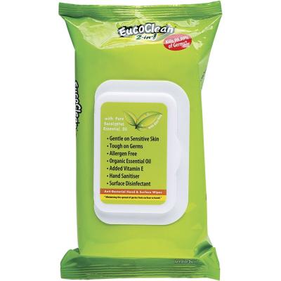 Anti-Bacterial Wipes 2-in-1 Hand & Surface 60pk