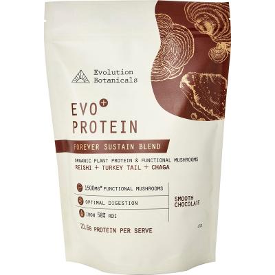 EVO+ Protein Functional Mushrooms Smooth Chocolate 450g