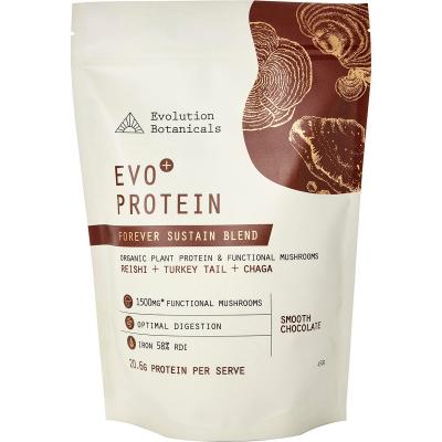 EVO+ Protein Functional Mushrooms Smooth Chocolate 450g