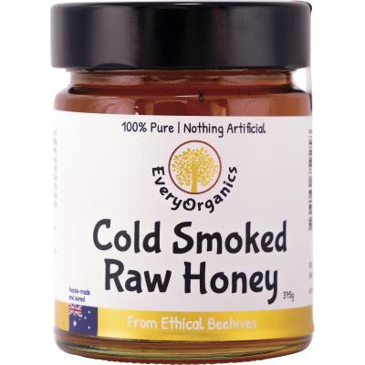 Cold Smoked Raw Honey From Ethical Beehives 375g