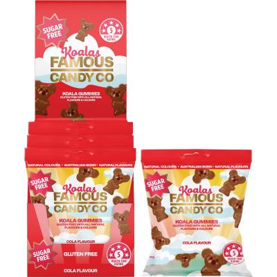 Sugar Free Candy Koala Gummies Cola Flavour 10x50g