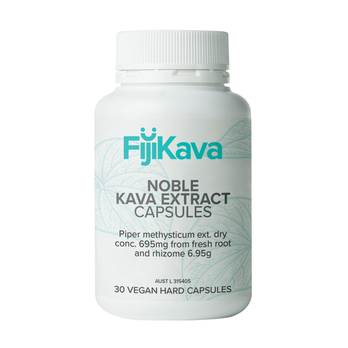 Fiji Kava Noble Kava Extract Capsules 30vc