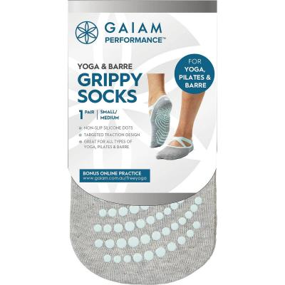 Yoga & Barre Grippy Socks Small-Medium 1 Pair