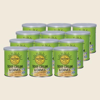Potato Crisps Sour Cream & Chives 12x45g