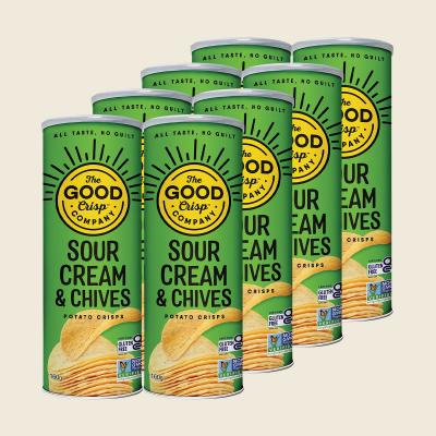 Potato Crisps Sour Cream & Chives 8x160g