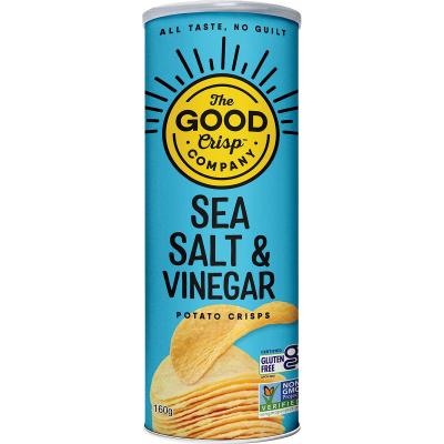 Potato Crisps Sea Salt & Vinegar 8x160g