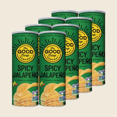 Potato Crisps Spicy Jalapeno 8x160g