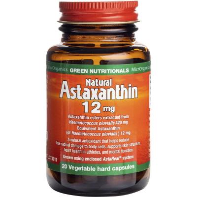 Natural Astaxanthin 12mg 20 Caps