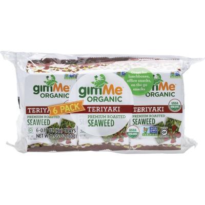 Roasted Seaweed Snacks Teriyaki 6x5g