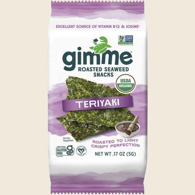 Roasted Seaweed Snacks Teriyaki 6x5g