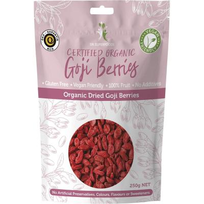 Dried Goji Berries Certified Organic 250g