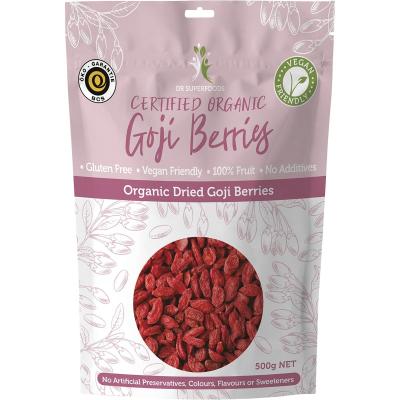Dried Goji Berries Certified Organic 500g