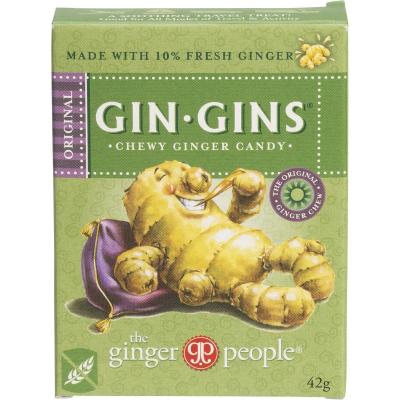 Gin Gins Ginger Candy Chewy Original 12x42g