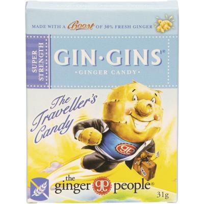 Gin Gins Ginger Candy Super Strength 12x31g