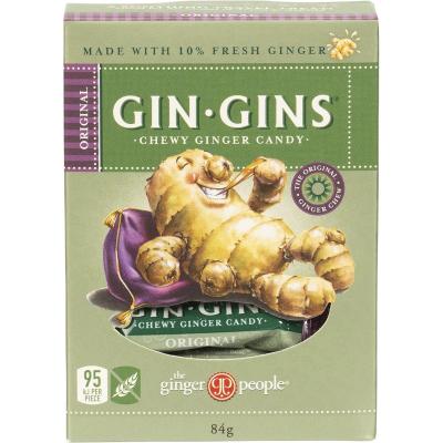Gin Gins Ginger Candy Chewy Original 12x84g