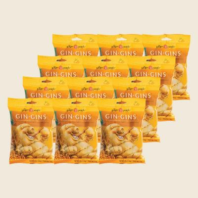 Gin Gins Ginger Candy Chewy Spicy Turmeric 12x150g