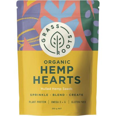 Organic Hemp Hearts Hulled Hemp Seeds 250g