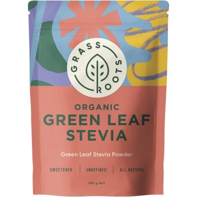 Organic Green Leaf Stevia Powder 250g