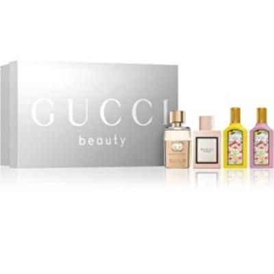 Gucci Woman Mini Set 4x5ml (guilty Eau De Toilette & Flora Gorgeous Orchid Eau De Parfum & Flora Gorgeous Gardenia Eau De Parfum & Bloom Eau De Parfum)