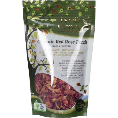 Organic Red Rose Petals 30g