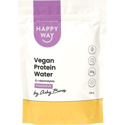 Ashy Bines Vegan Protein Water Passionfruit 420g