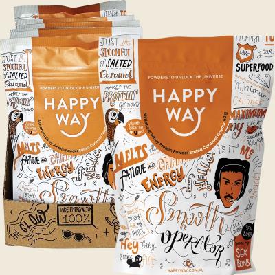 Whey Protein Powder Salted Caramel 6x60g