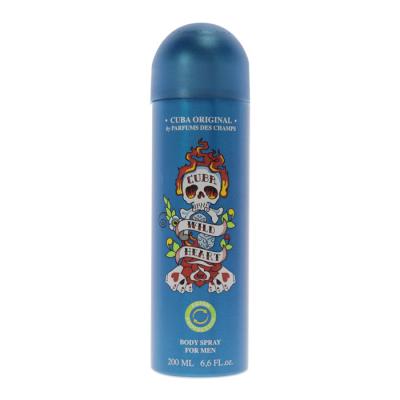 Cuba Wild Heart Body Spray 200ml