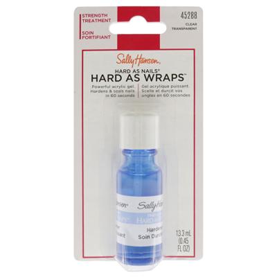 Sally Hansen Hard As Nail As Wraps Hardener - 45288 Clear For Women -0.45oz Nail Polish 0.45oz
