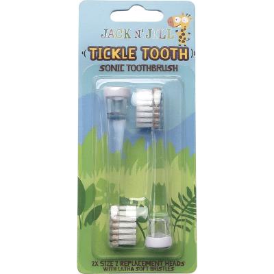 Replacement Heads Sonic Toothbrush Tickle Tooth 8x2pk