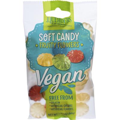 Soft Vegan Candy Fruity Flowers 10x80g