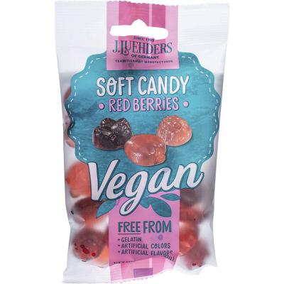 Soft Vegan Candy Red Berries 10x80g