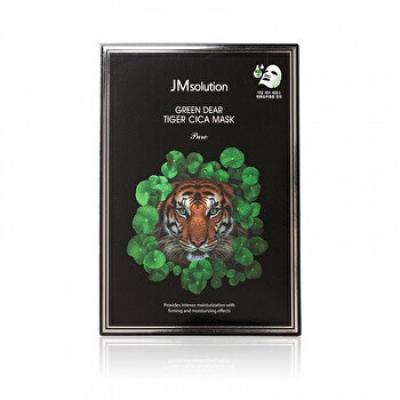 JM Solution Green Dear Tiger Cica Mask Pure 10pcsx30ml