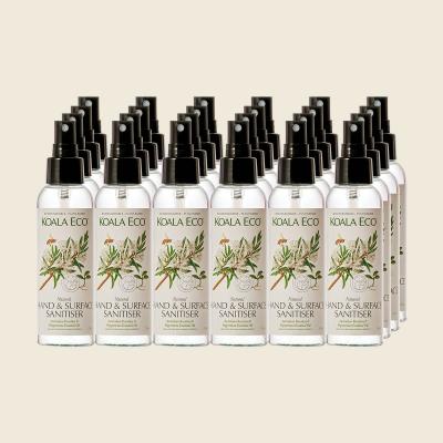 Natural Hand & Surface Sanitiser Rosalina & Peppermint 12x125ml