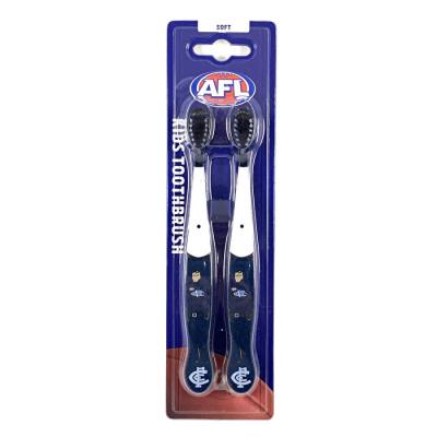 Afl Mascot Kids Toothbrush - Collingwood 2 Pack