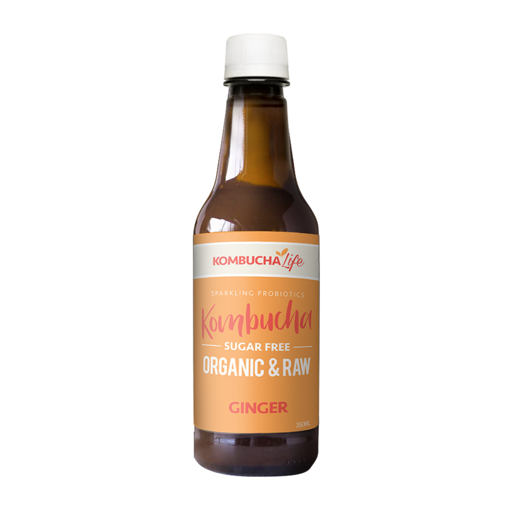 KOMBUCHA LIFE Organic & Raw Ginger 12x350ml