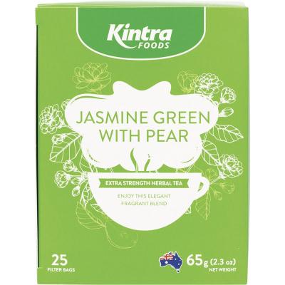 Herbal Tea Bags Jasmine Green with Pear 25pk