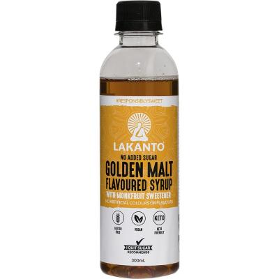Golden Malt Flavoured Syrup with Monkfruit Sweetener 300ml