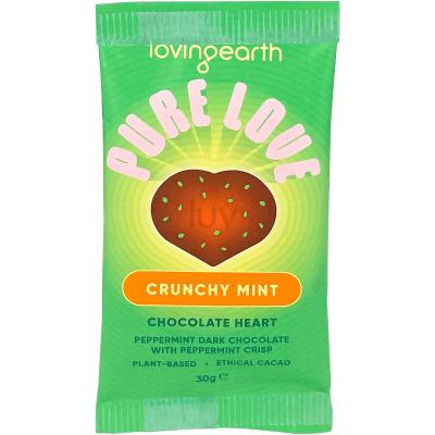 Crunchy Mint Dark Chocolate Heart Peppermint Crisp 16x30g