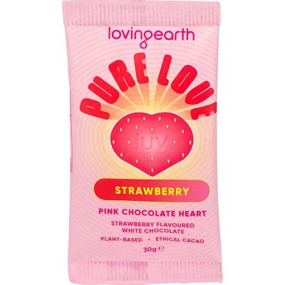 Strawberry White Chocolate Heart 16x30g