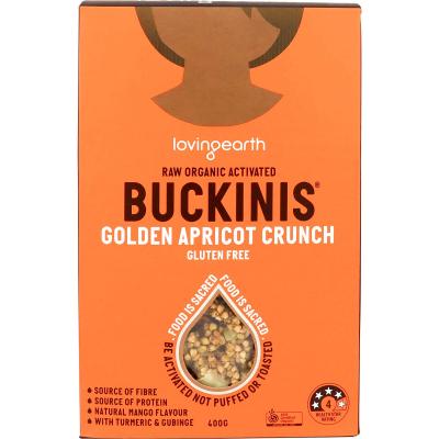 Buckinis Golden Apricot Crunch 400g