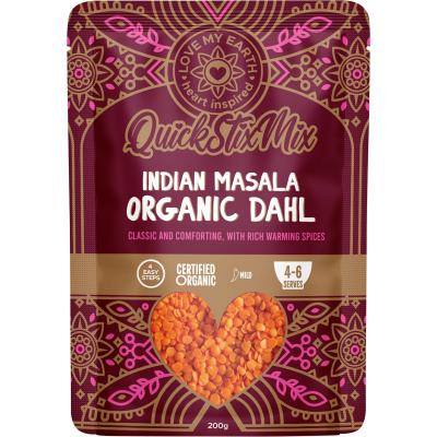 Quick Stix Mix Organic Dahl Indian Masala 200g